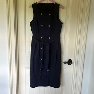 J Crew size 12T Dark Blue cotton jumper with pockets